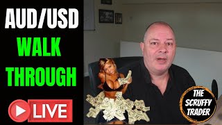 AUDUSD 🔴Live Trading Strategy amp Market Analysis [upl. by Auqinat]