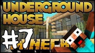 Minecraft Lets Build HD Underground House  Part 7 [upl. by Nomead]