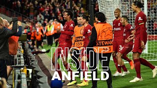 Inside Anfield Liverpool 21 Ajax  BEST view of Reds late Champions League win [upl. by Eeniffar776]