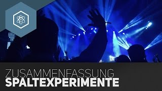 Spaltexperimente – Zusammenfassung fürs PhysikAbi [upl. by Aizirtap]