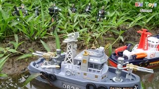 Marine patrol boats Marine rescue Toy for kids [upl. by Reece902]