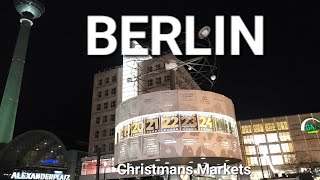 Berlin❄️🌲 Christmas 🌲🌲Markets 🌲🌲Germany 🇩🇪🎁2023 🎅🏼4K UHD [upl. by Naeerb]