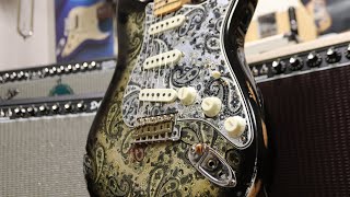 Fender Custom Shop 68 Black Paisley Relic Strat [upl. by Sterne]