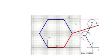 AutoCAD 2D L1 Ü4  Zeichnen von Polylinien mittels relativer polarer Koordinaten [upl. by Yevi626]