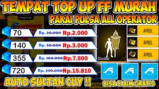 TEMPAT TOP UP FREE FIRE MURAH ❗ BISA PAKAI PULSA ALL OPERATOR ❗ LEGAL dan AMAN TERBARU 2024 [upl. by Arbrab]