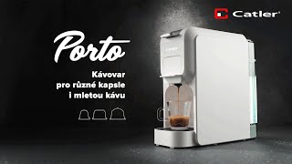 Espresso pro kapsle a mletou kávu Catler Porto 45s V2 [upl. by Cnahc240]