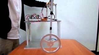 Reaction wheel crane anti sway no control amp control [upl. by Shalna968]