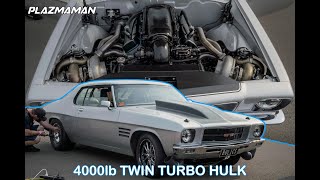 4000lb Twin Turbo HQ Drag HULK [upl. by Tuchman326]