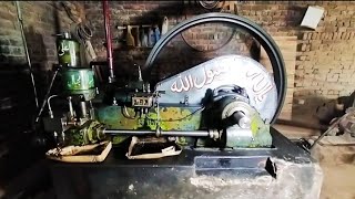 Kala black engine hold  aata Chakki machine  fuel engine working condition mein  TajamalTV [upl. by Ylas413]