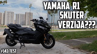 Test Motora Yamaha TMax 560 2023  First Ride  Review [upl. by Nolie231]