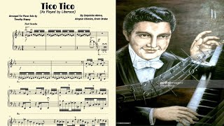 Tico Tico Liberace Piano Transcription [upl. by Otrebmal]