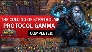 The Culling of Stratholme  Protocol Gamma ✓ WotLK Classic ✓ Warlock➤ Wrath of the Lich King Classic [upl. by Eerbua]