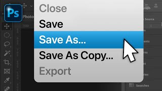 Can’t Save JPEG “Save As” Vs “Save As Copy” In Photoshop 2023 2minutetutorial [upl. by Jarid]