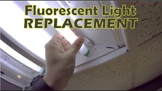 Fluorescent Light Bulb Replacement  How To [upl. by Anibla]