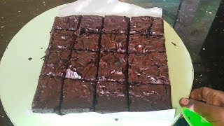 முட்டை இல்லாமல் பிரௌனி செய்யலாமா⁉️ eggless fudge chocolate brownie how to make eggless brownie [upl. by Nnyw]