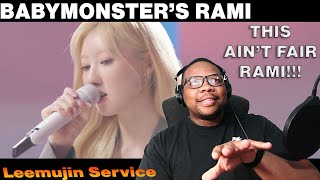 Leemujin Service EP125 BABYMONSTER RAMI  FOREVER City Burns PART 1  REACTION [upl. by Anilet]