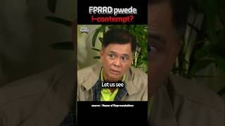 FPRRD PWEDE ICONTEMPT Duterte QuadCom EJK [upl. by Oribelle]