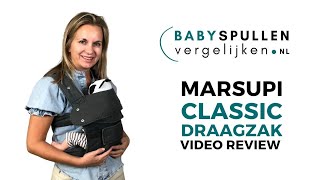 Marsupi Classic Draagzak Review Nederlands [upl. by Atteloc]