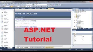 ASPNET Tutorial 1 Introduction and Creating Your First ASPNET Web Site [upl. by Ekoorb]