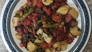 Mix sabzi daily routine khane  Pakistani traditional food Gajar aalu ki bhujia [upl. by Asor412]