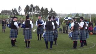 ​Tulliallan Pipes And Drums Pipe Band Competition Kinross Perthshire Scotland [upl. by Ydnirb]