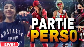 LIVE FORTNITE PARTIE PERSO DÉFILÉ DE MODE  BOUTIQUE DU 1 MARS 2020 [upl. by Llemart]