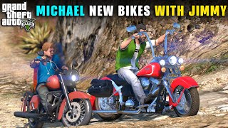 GTA 5  GOING TO LEH LADKAH IN HARLEY DAVIDSON WITH JIMMY AND KALUWA OMG [upl. by Anaili]