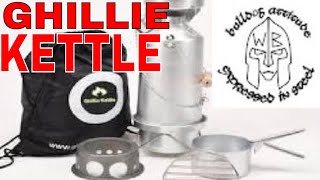 Ghillie Kettle wood burning stove outdoor gear review [upl. by Saeger478]