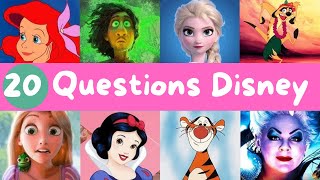 DISNEY TRIVIA QUIZ 50 DISNEY QUESTIONS  MOVIE QUIZCHALLENGETRIVIA [upl. by Neih]