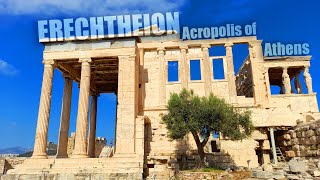 Erechtheion  The Caryatids  Temple of Athena  Sanctuary of Zeus Polieus  Acropolis of Athens 2 [upl. by Kynthia965]