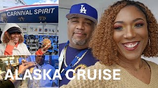 My FULL ALASKA CRUISE on Carnival Spirit  Skagway Train amp Ketchikan Crab Boat Excursions  Shopping [upl. by Ecneps]