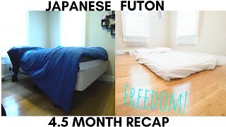 Minimalism Japanese Futon Freedom 45 Month Recap [upl. by Mathew]