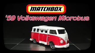 Matchbox 50th anniversary superfast  59 Volkswagen Microbus [upl. by Tacy970]