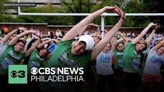 Runners volunteers in Montgomery County prepare for Broad Street remember those lost to cancer [upl. by Aitnecserc]