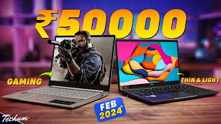 Top 5 Best Laptops Under Rs 50000 In 2024⚡Best Laptop For Students amp Gamer⚡Best Laptops Under 50000 [upl. by Daggna]