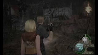 Resident Evil 4  Parte 14  Granja noche [upl. by Qifar]