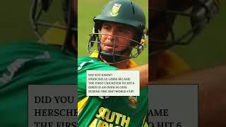 Did you know Herschelle Gibbs became the first cricketer to hit 6 sixes herschellegibbs cricket [upl. by Adnarb]