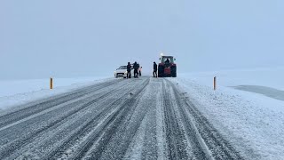 Driving in Iceland in the Winter [upl. by Noreik]