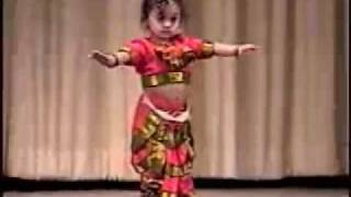 Vinainis Dance Performance  1 year Old Bharata Natyam Most popular Indian Dance [upl. by Hammond625]