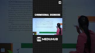 Chromosomal disorders biology meduhub neet2025 mbbs aiims doctor [upl. by Ainyt839]