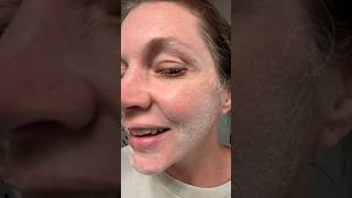 Dermaplaning at home Comment “beard” for the details skincareover40 [upl. by Amaso]