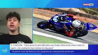 Moto  Un pilote de Monaco dans le championnat américain [upl. by Aleakcim]