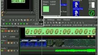 Cinelerra Tutorial chromakey [upl. by Nesline88]
