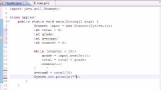 Java Programming Tutorial  21  Simple Averaging Program [upl. by Ahsiekim79]