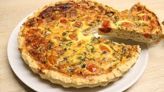 QUICHE AU POULET GRILLÉ FACILE CUISINERAPIDE [upl. by Brooke321]