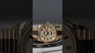 Rolex Rainbow Day Date watch rainbow rolex president review [upl. by Shea]