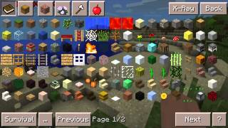 TooManyItems mod XRay Spawn entities  MCPE [upl. by Ydroj582]