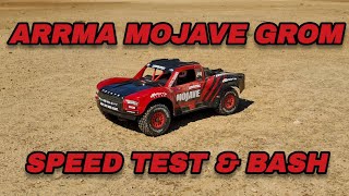 Arrma Mojave Grom Unboxing Speed Test amp Bash [upl. by Idnis808]