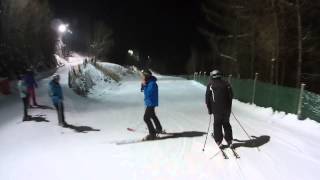 Semmering  Hirschenkogel Piste 1 Familienabfahrt Nacht [upl. by Nedrud]