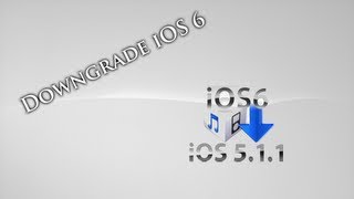 Downgrade iOS 6 vers iOS 5115X  iPhone 3Gs  iPhone 4  iPod Touch 4G A4  preA4 [upl. by Kcirdnekal]